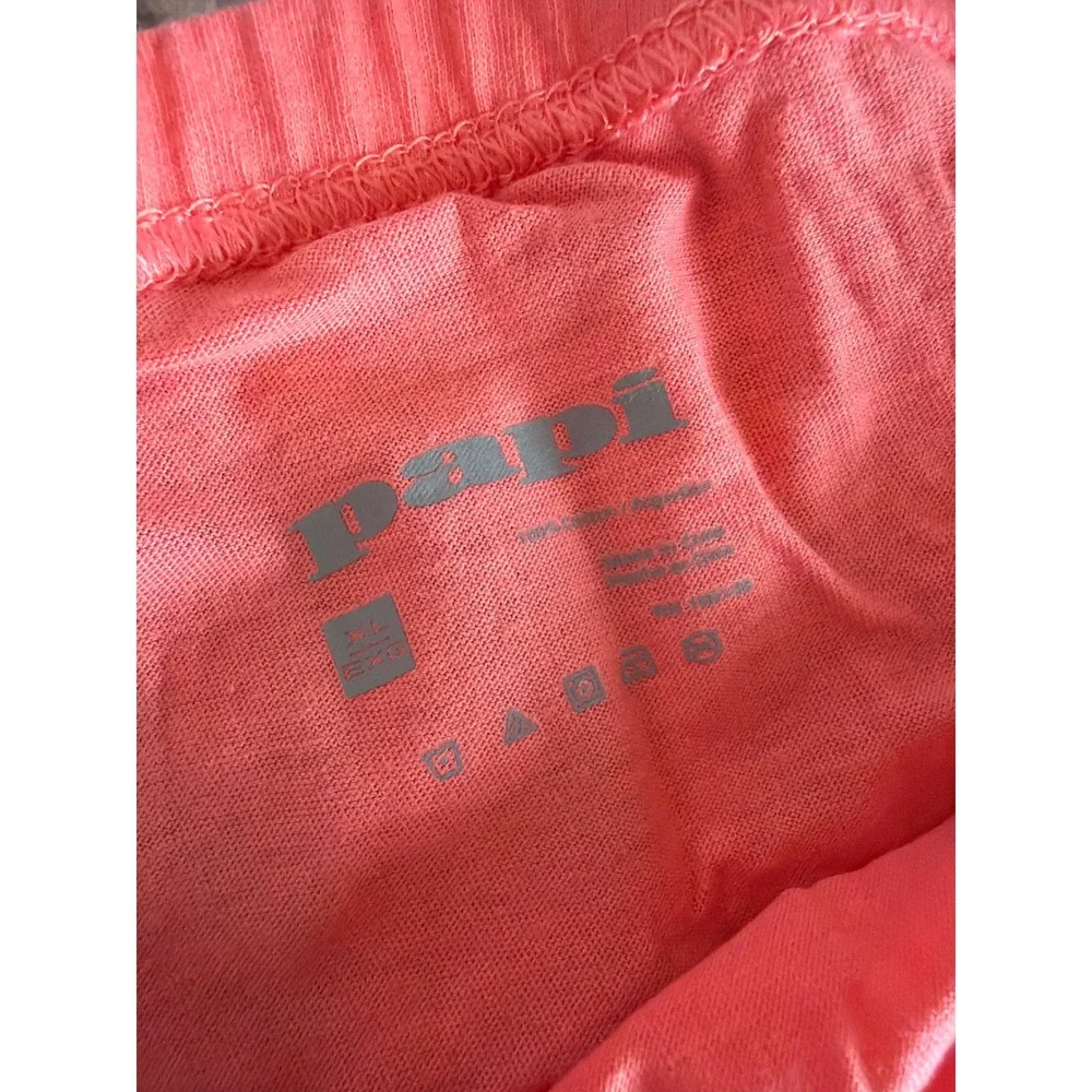 Papi Mens Cotton Brief Underwear Coral Pink Low Rise Size XL Contoured Pouch